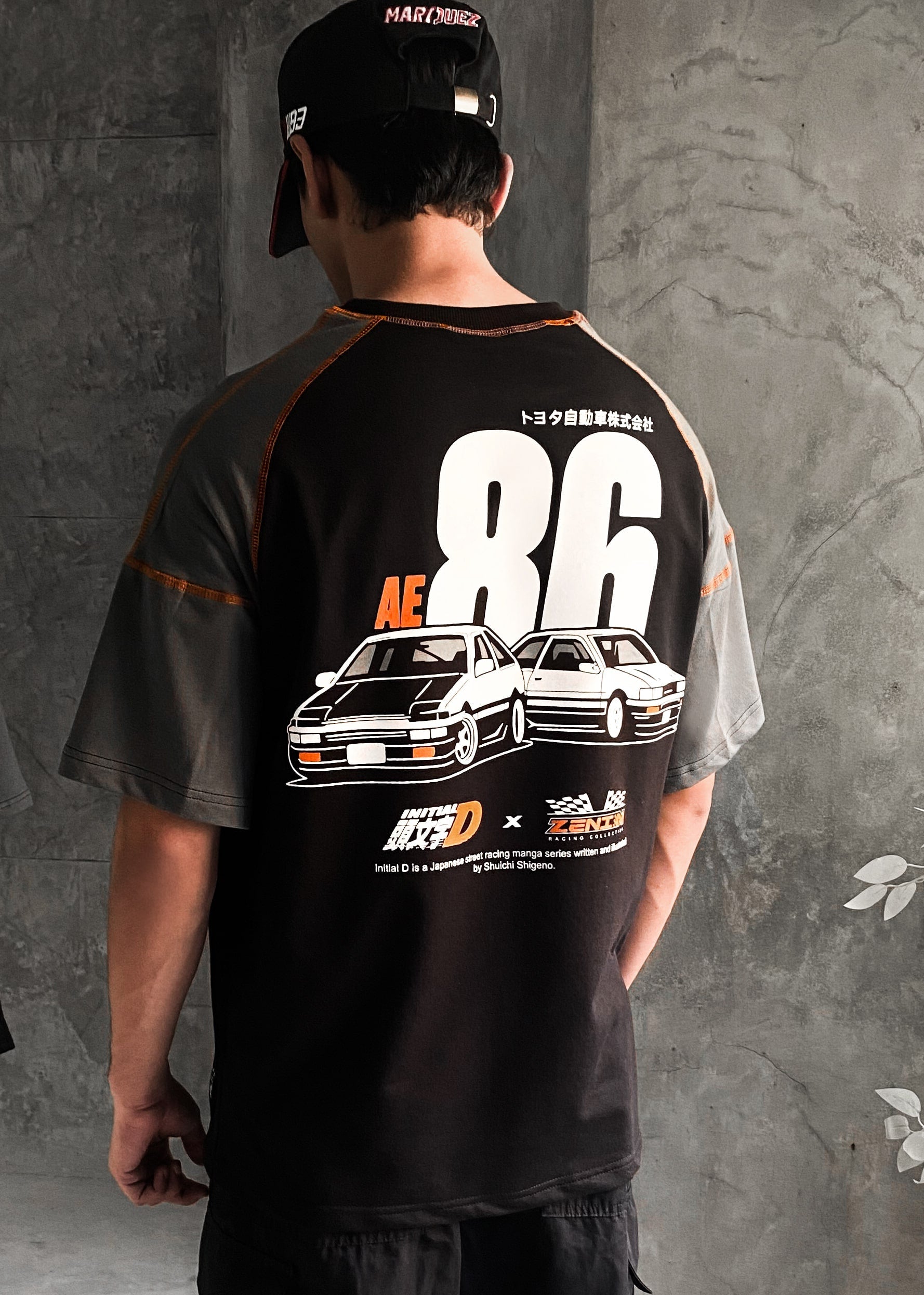 AE86 RACING OVERSIZED T-SHIRT