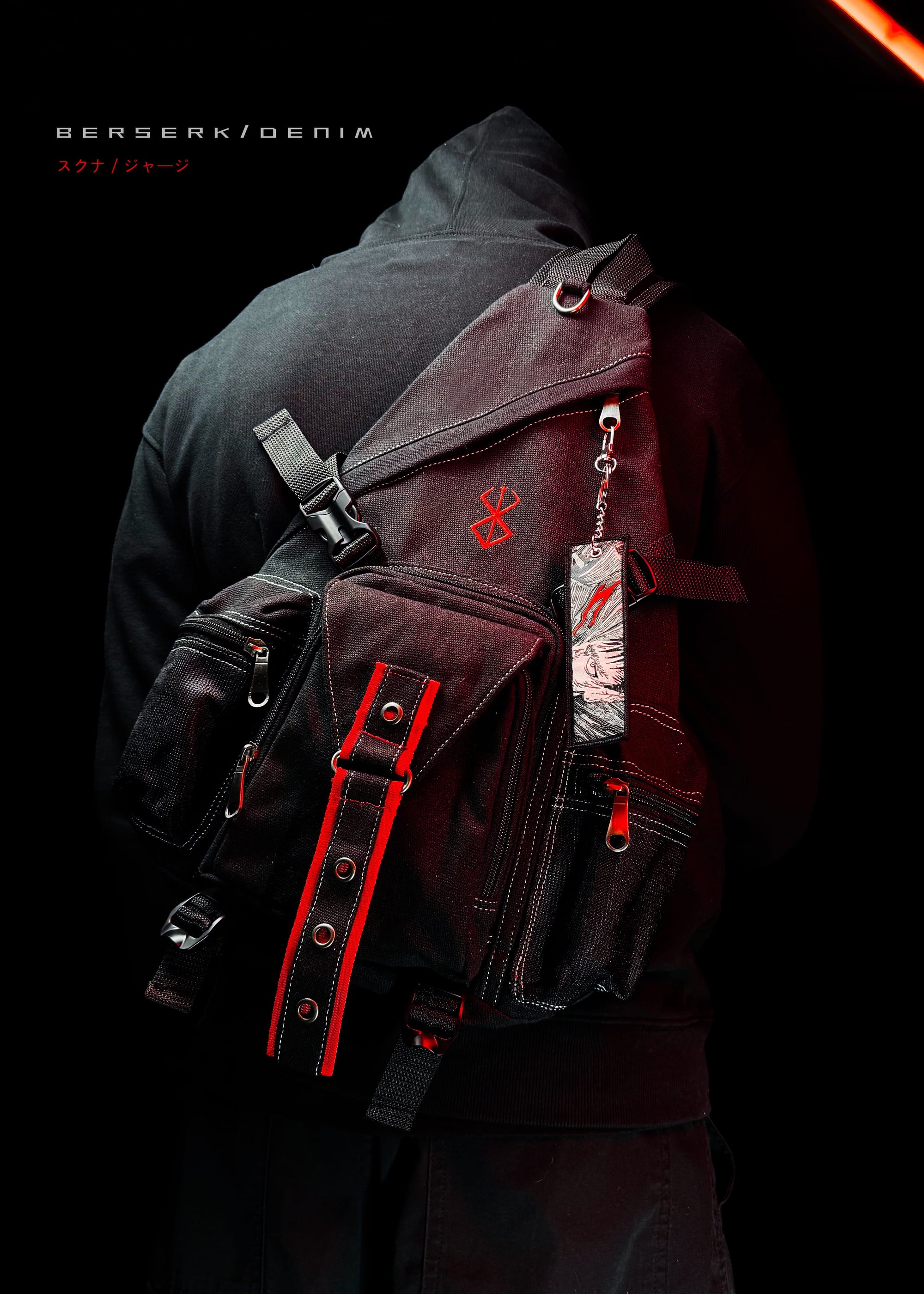 BERSERK DENIM / CROSSBODY BACKPACK