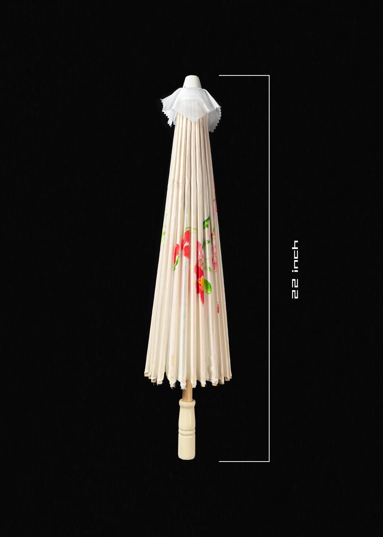 WHITE JAPANESE / WOODEN UMBRELLA