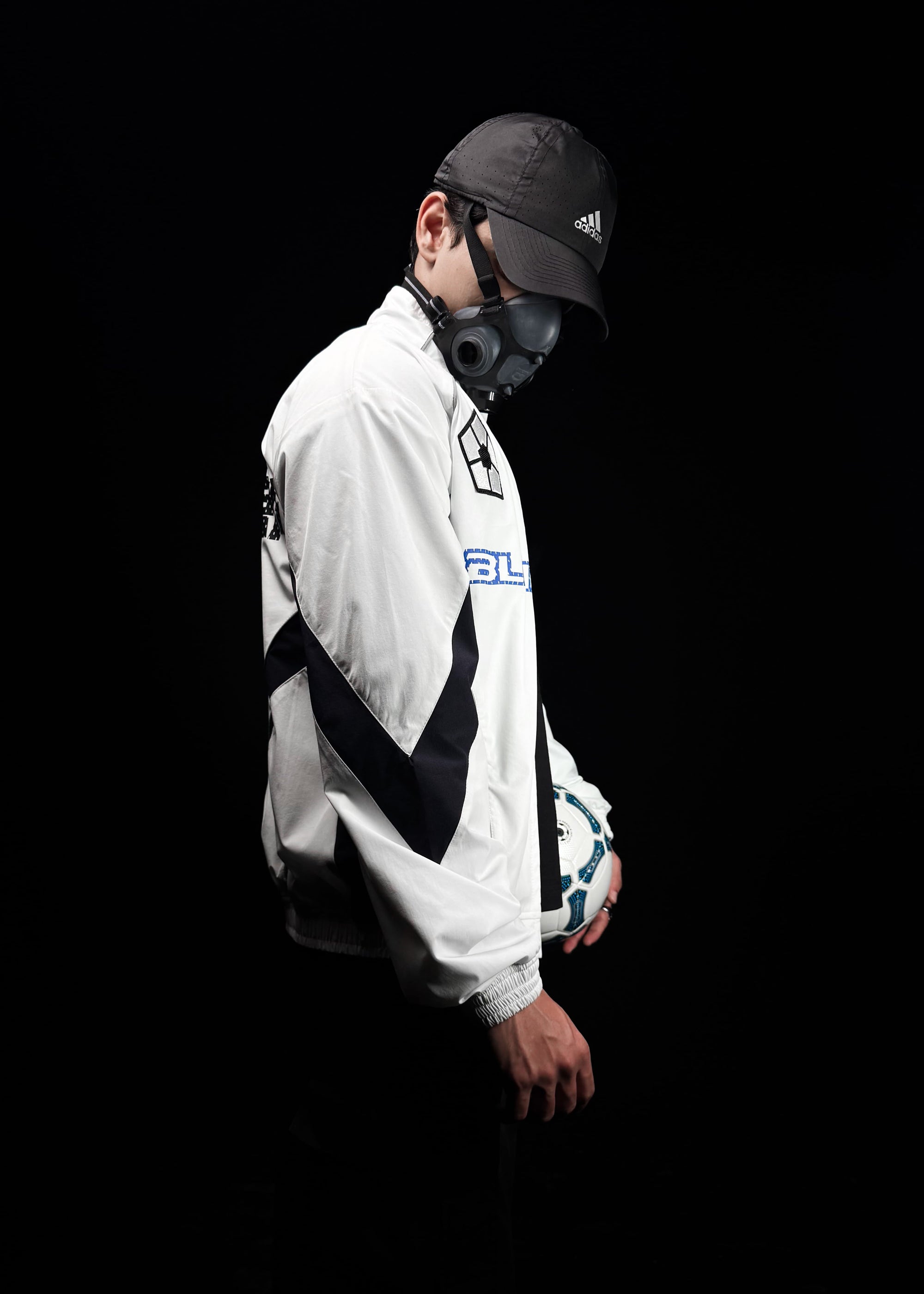 WHITE BLUELOCK / PARACHUTE JACKET