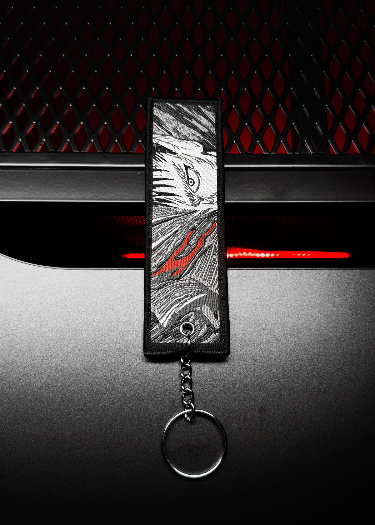 DEMON / WOVEN KEYCHAIN