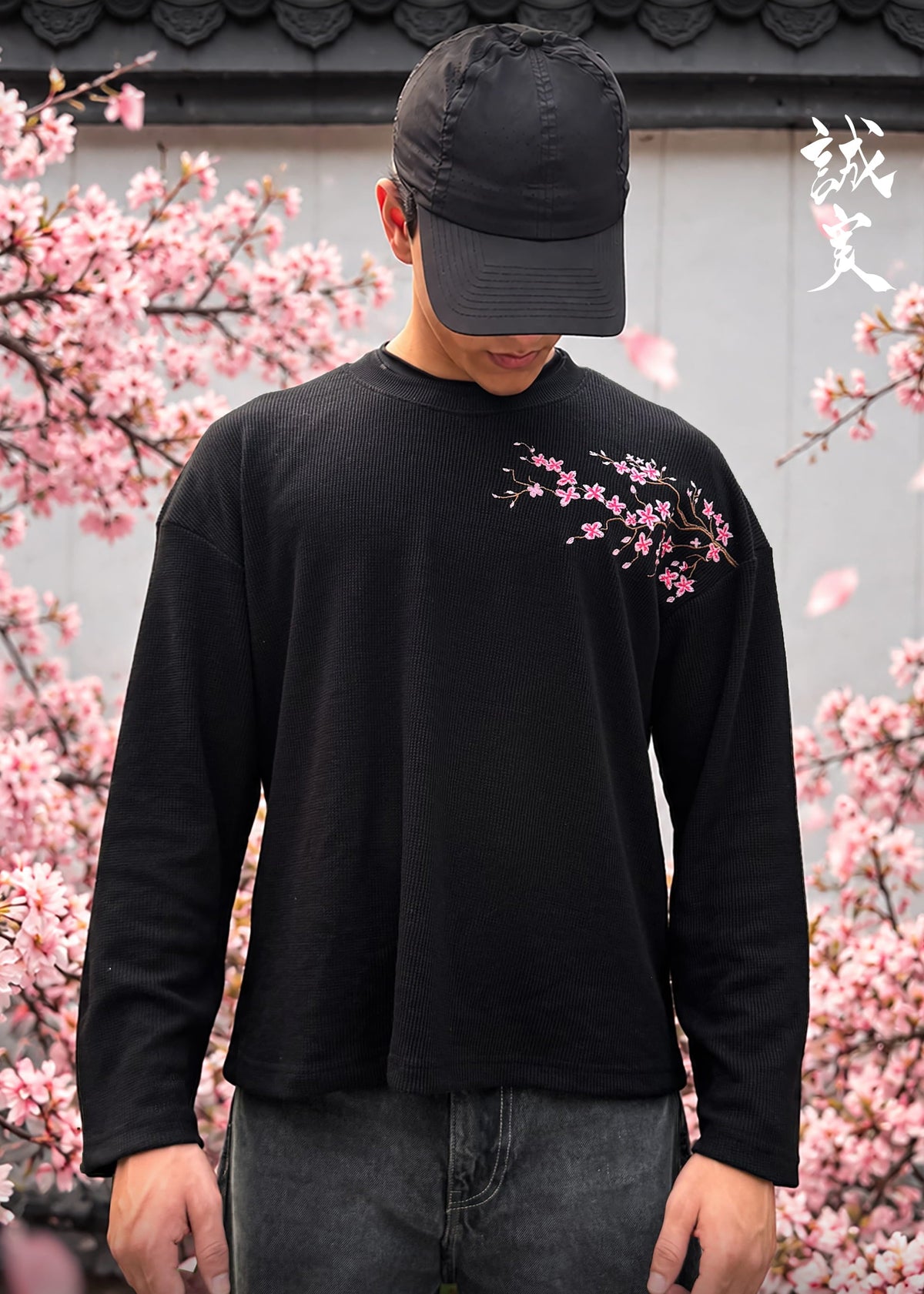 WAFFLE CHERRY BLOSSOM / FULL SLEEVE