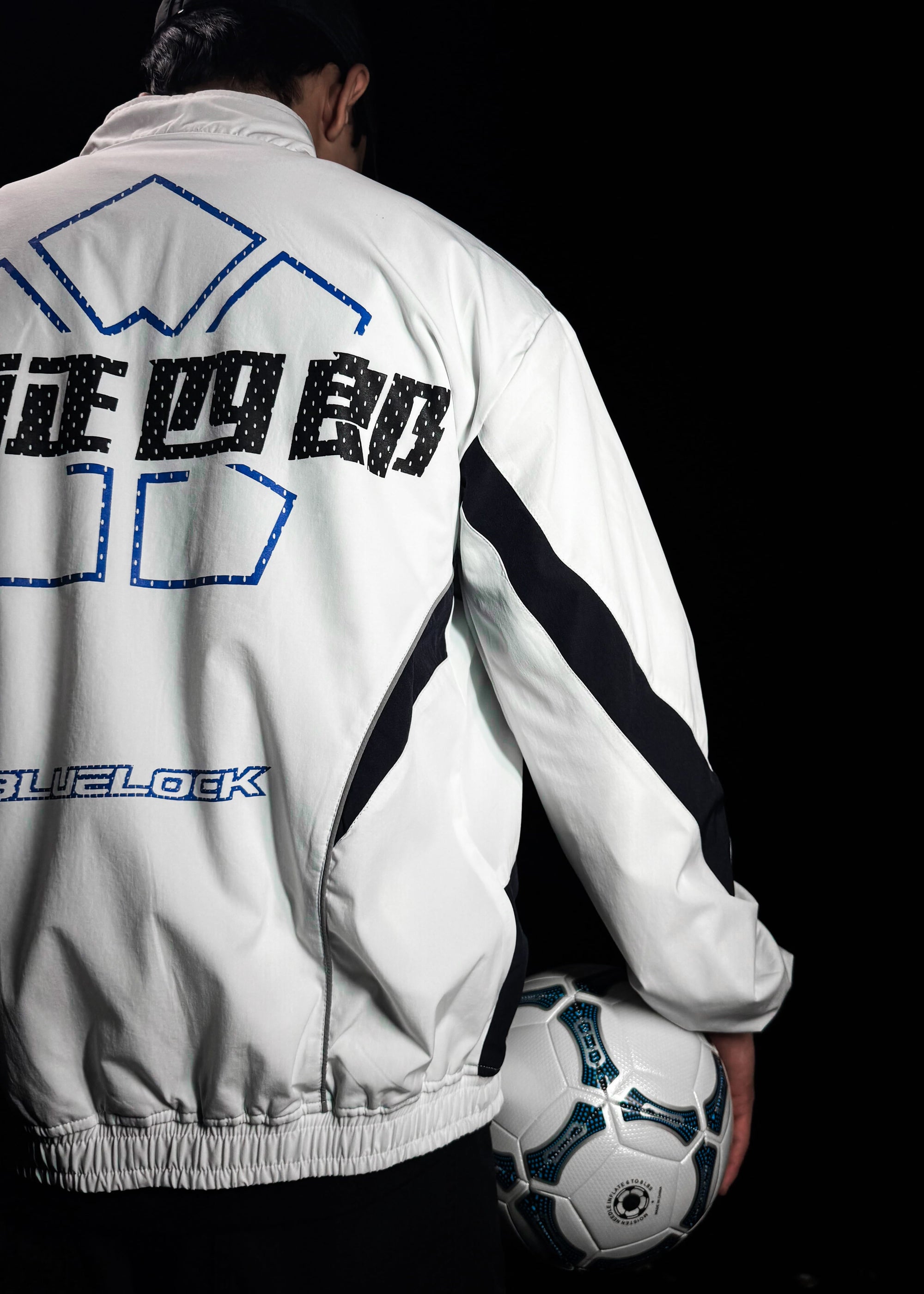 WHITE BLUELOCK / PARACHUTE JACKET