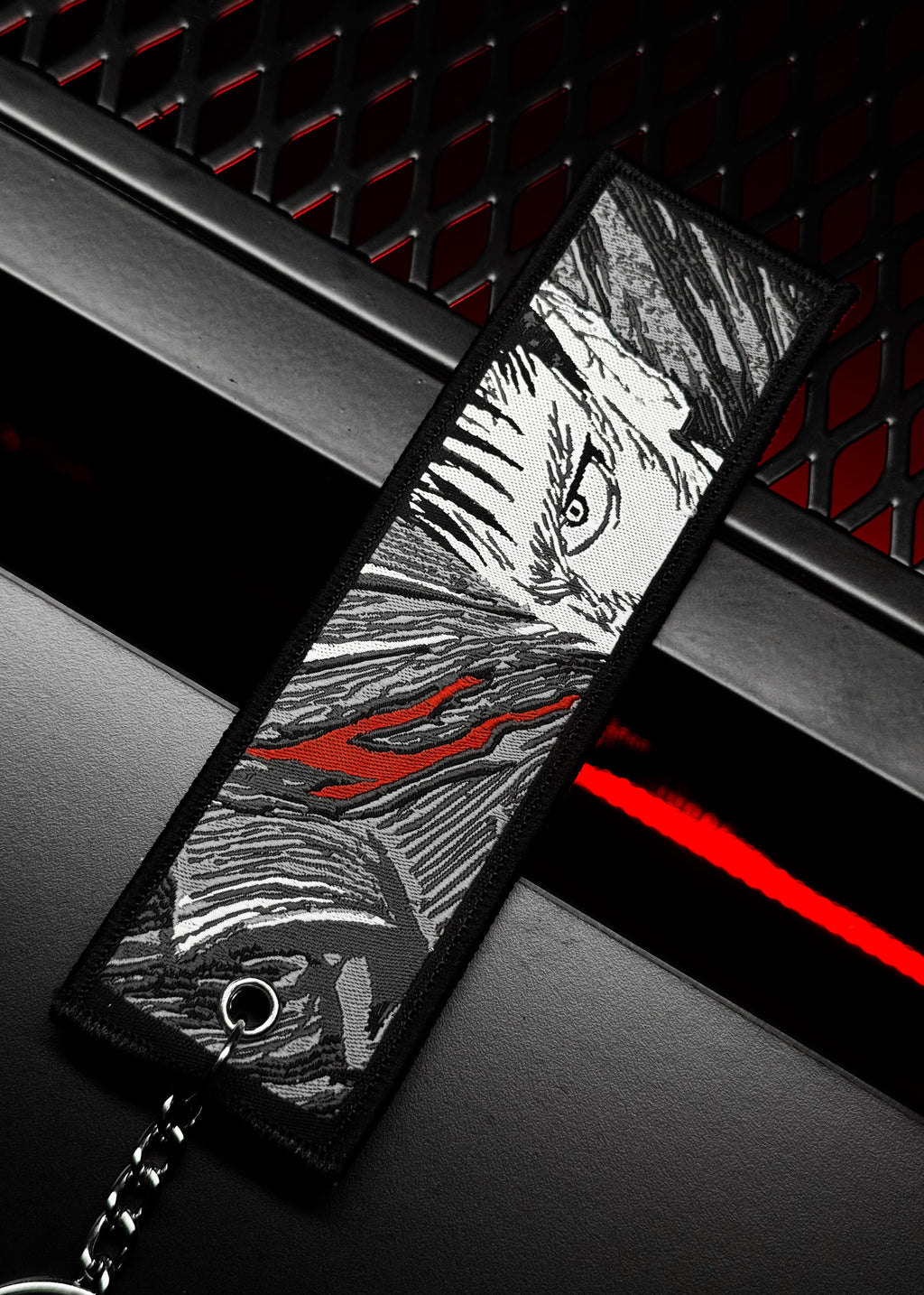DEMON / WOVEN KEYCHAIN