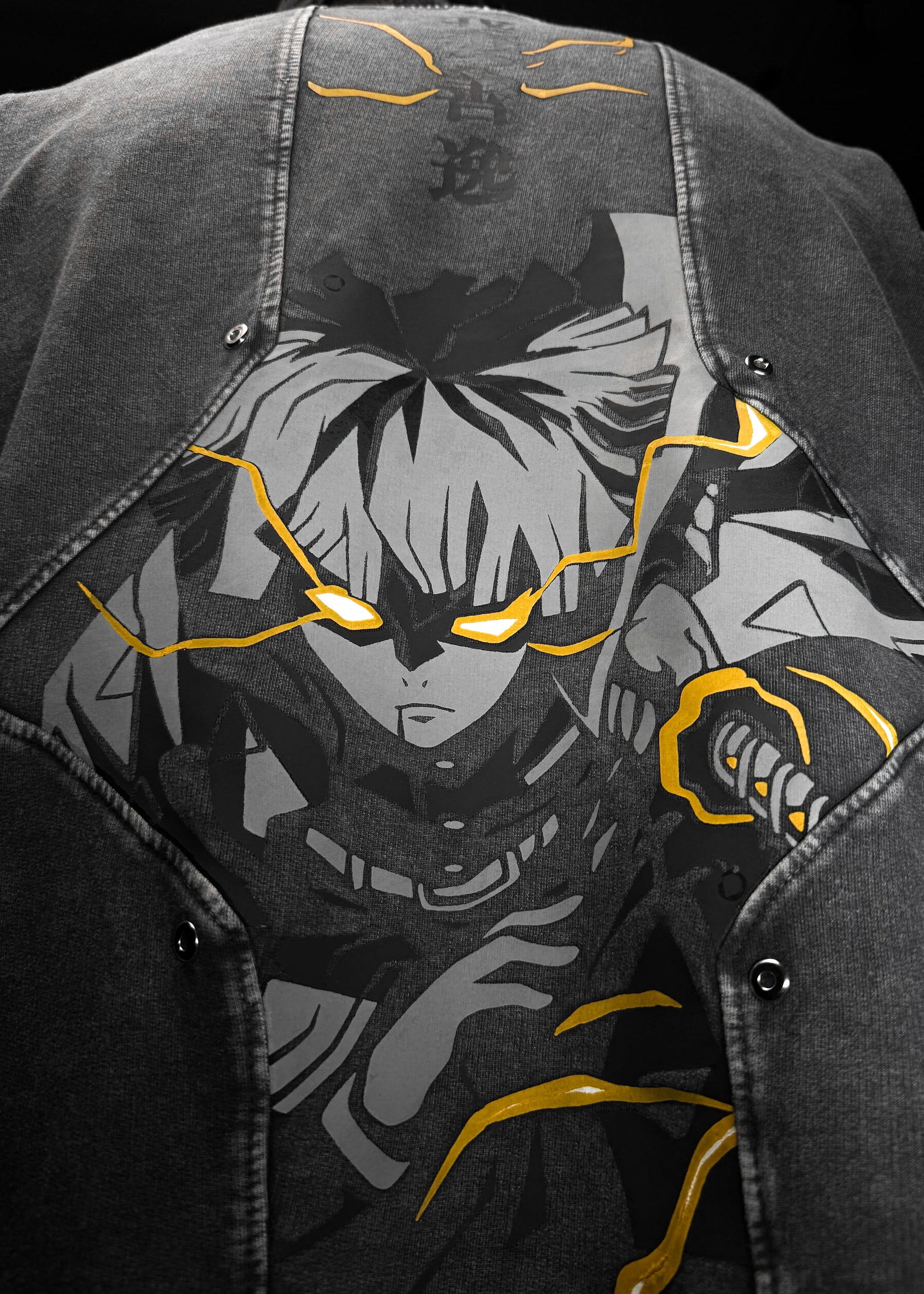 ACID WASHED / ZENITSU / DEMON SLAYER / OVERSIZED T-SHIRT