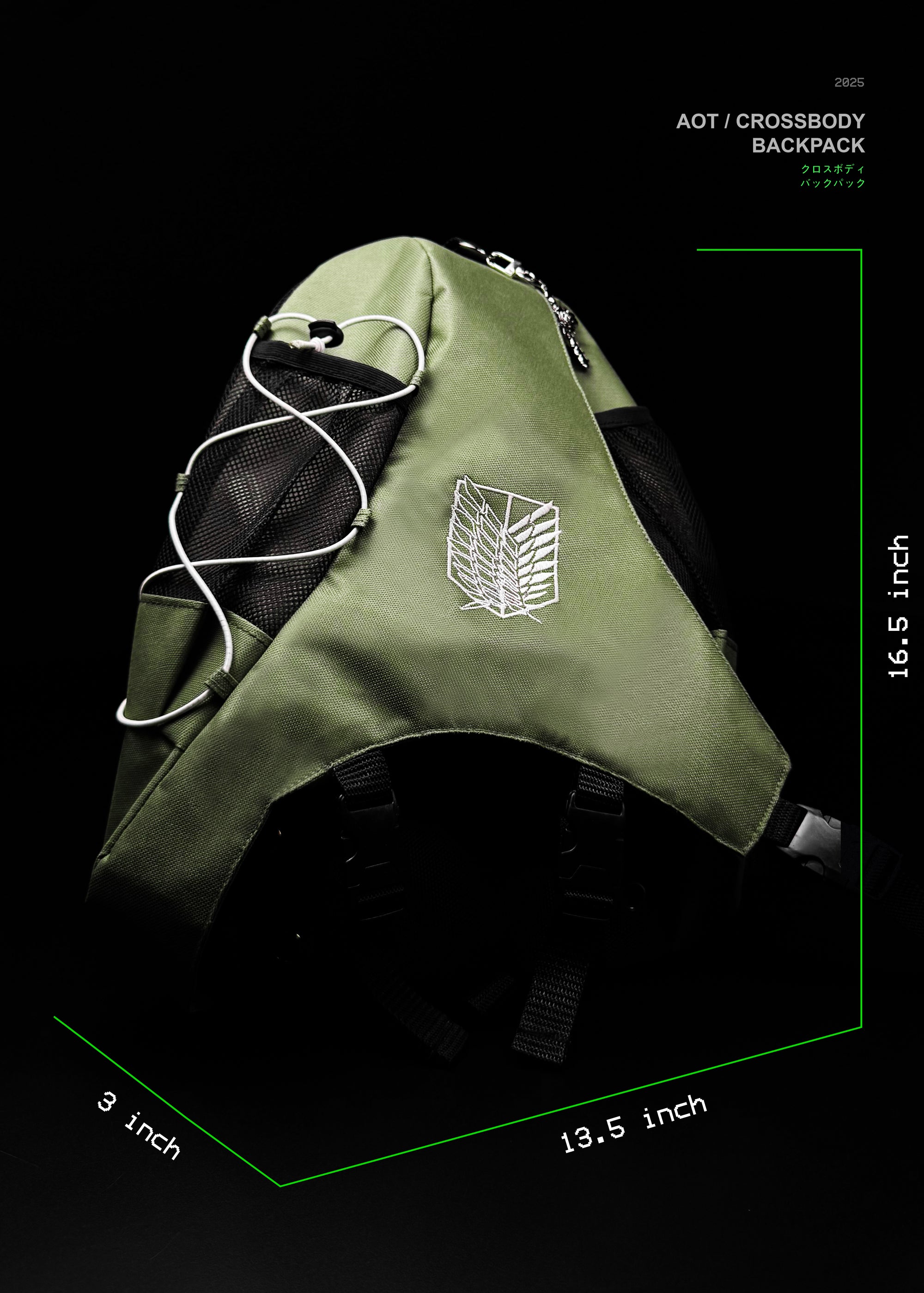 AOT / CROSSBODY BACKPACK