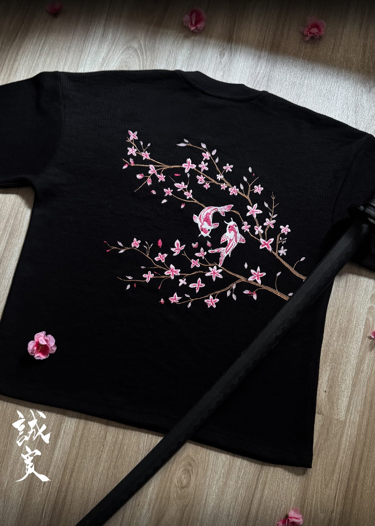WAFFLE CHERRY BLOSSOM / FULL SLEEVE