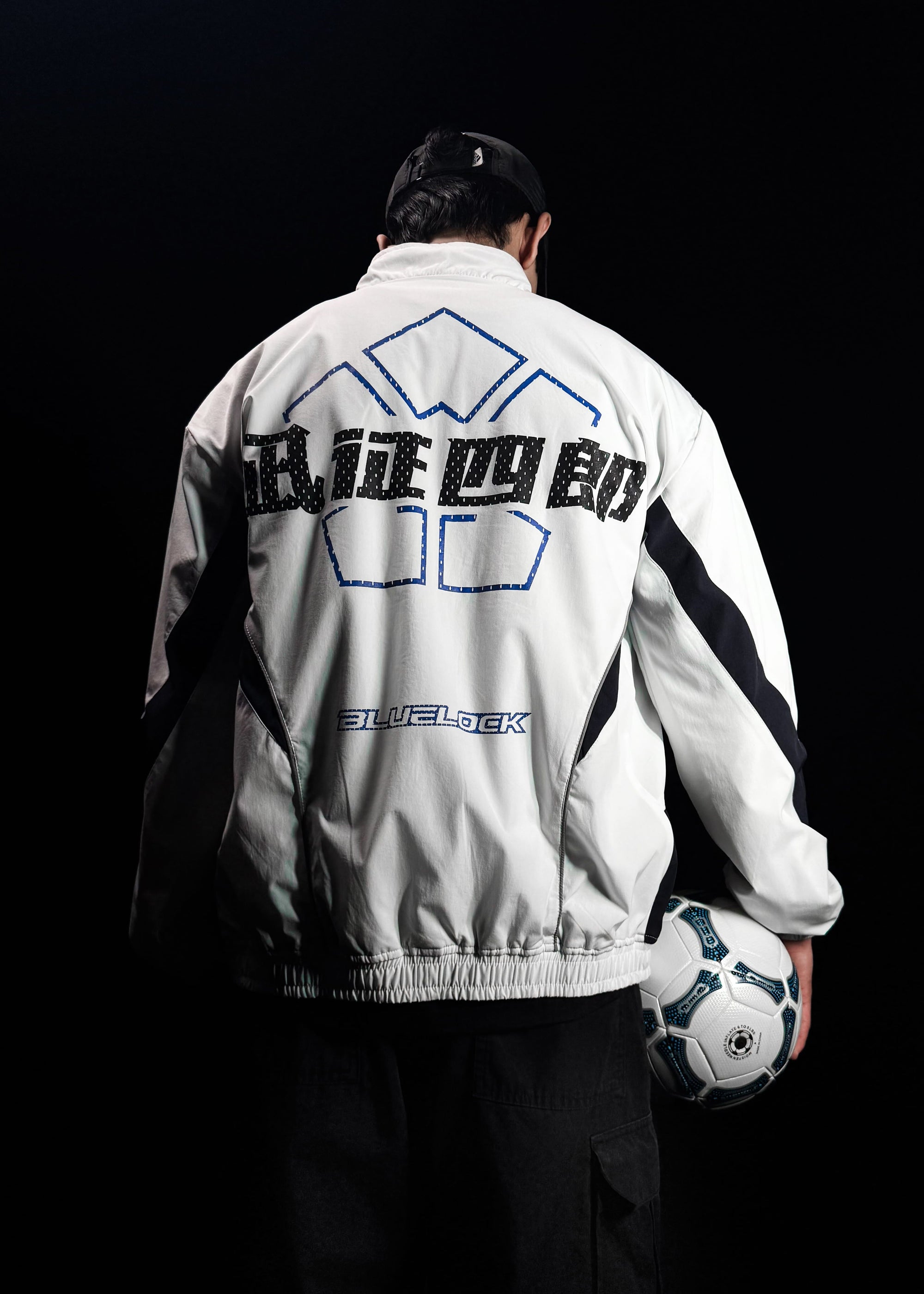WHITE BLUELOCK / PARACHUTE JACKET