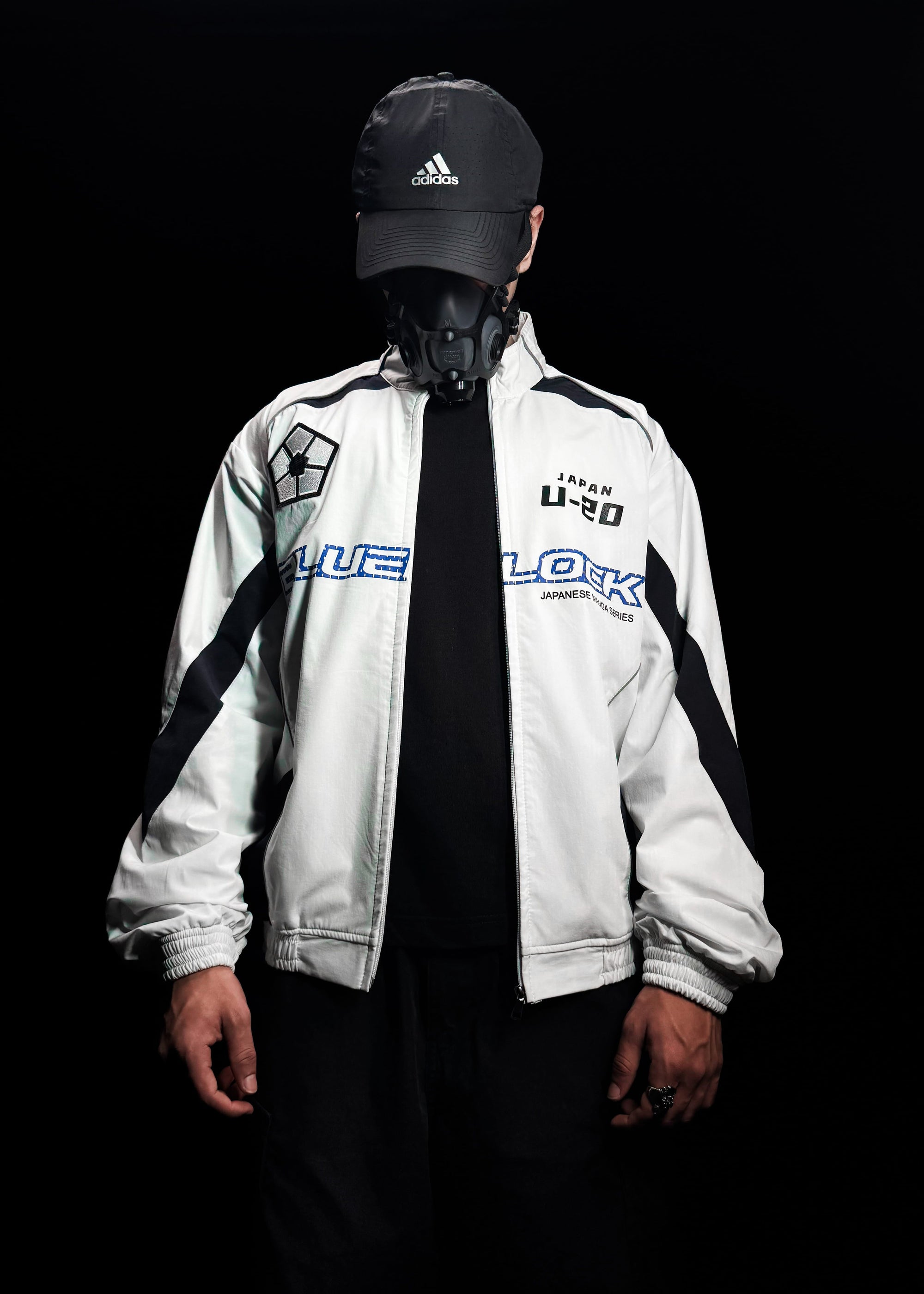 WHITE BLUELOCK / PARACHUTE JACKET