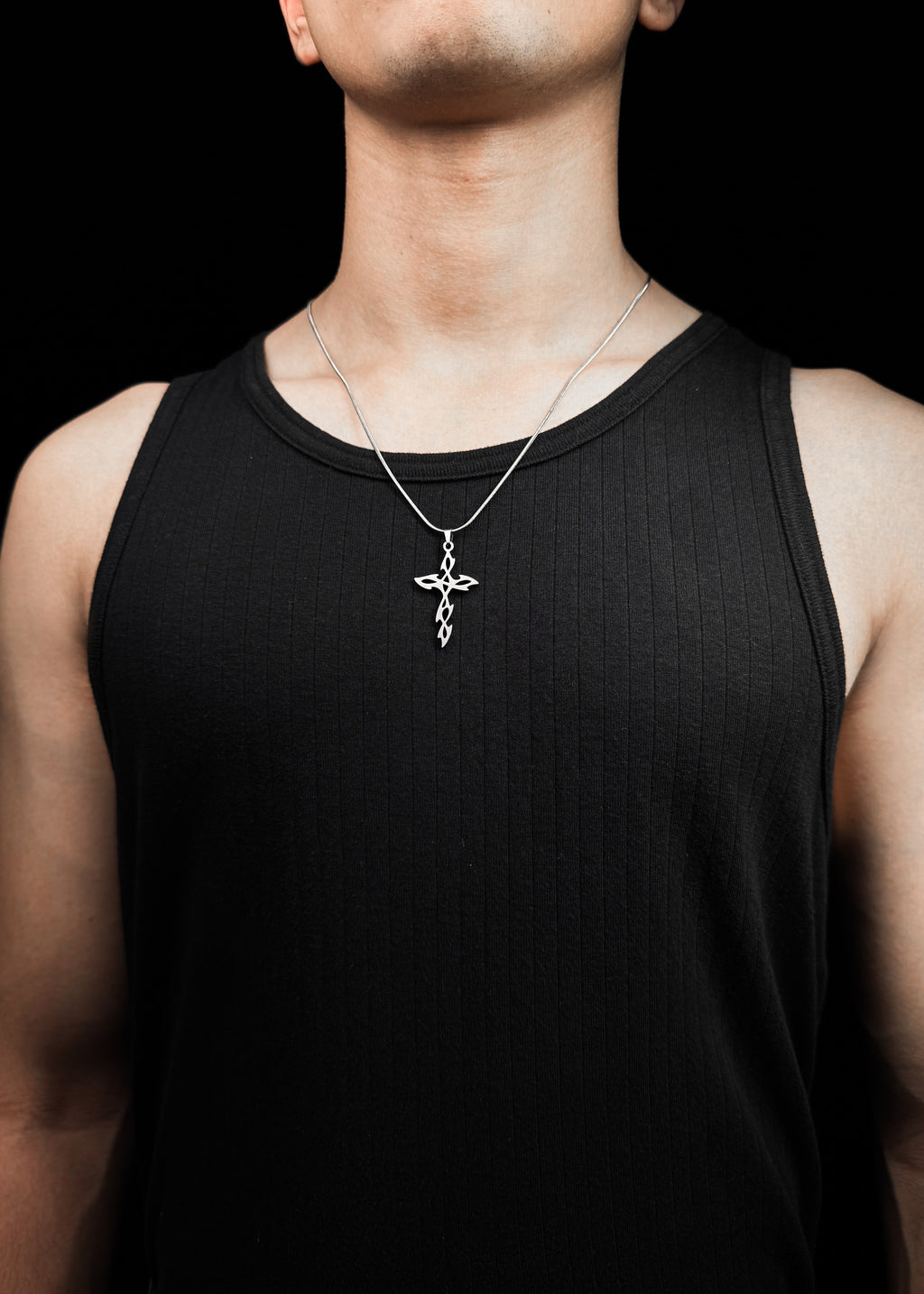 CROSS CHROME / PENDANT WITH CHAIN