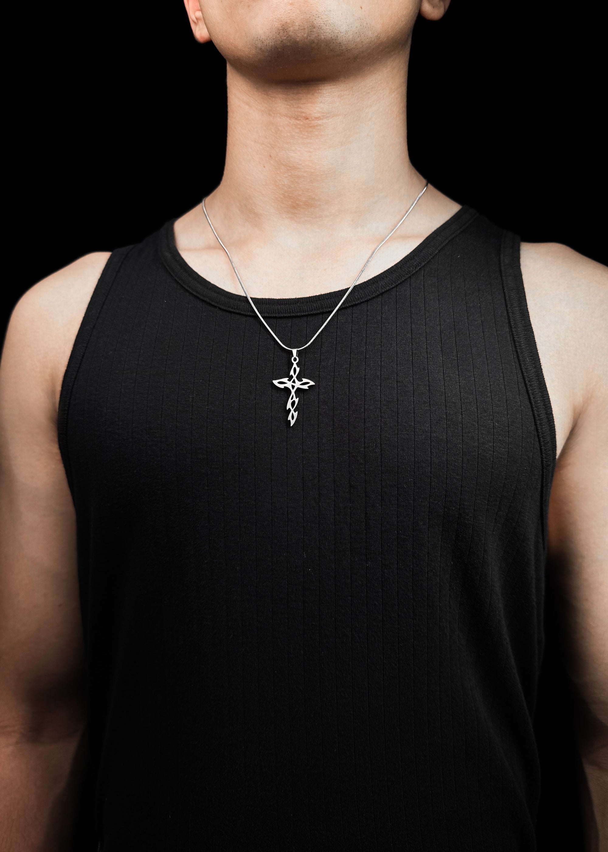 CROSS CHROME / PENDANT WITH CHAIN